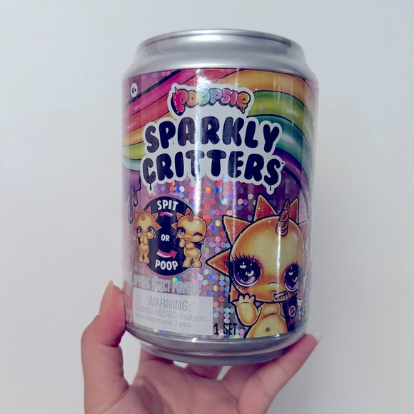 RARE DISCONTINUED Poopsie Sparkly Critters Surprise Canned Case Toy Colletable - Picture 1 of 6